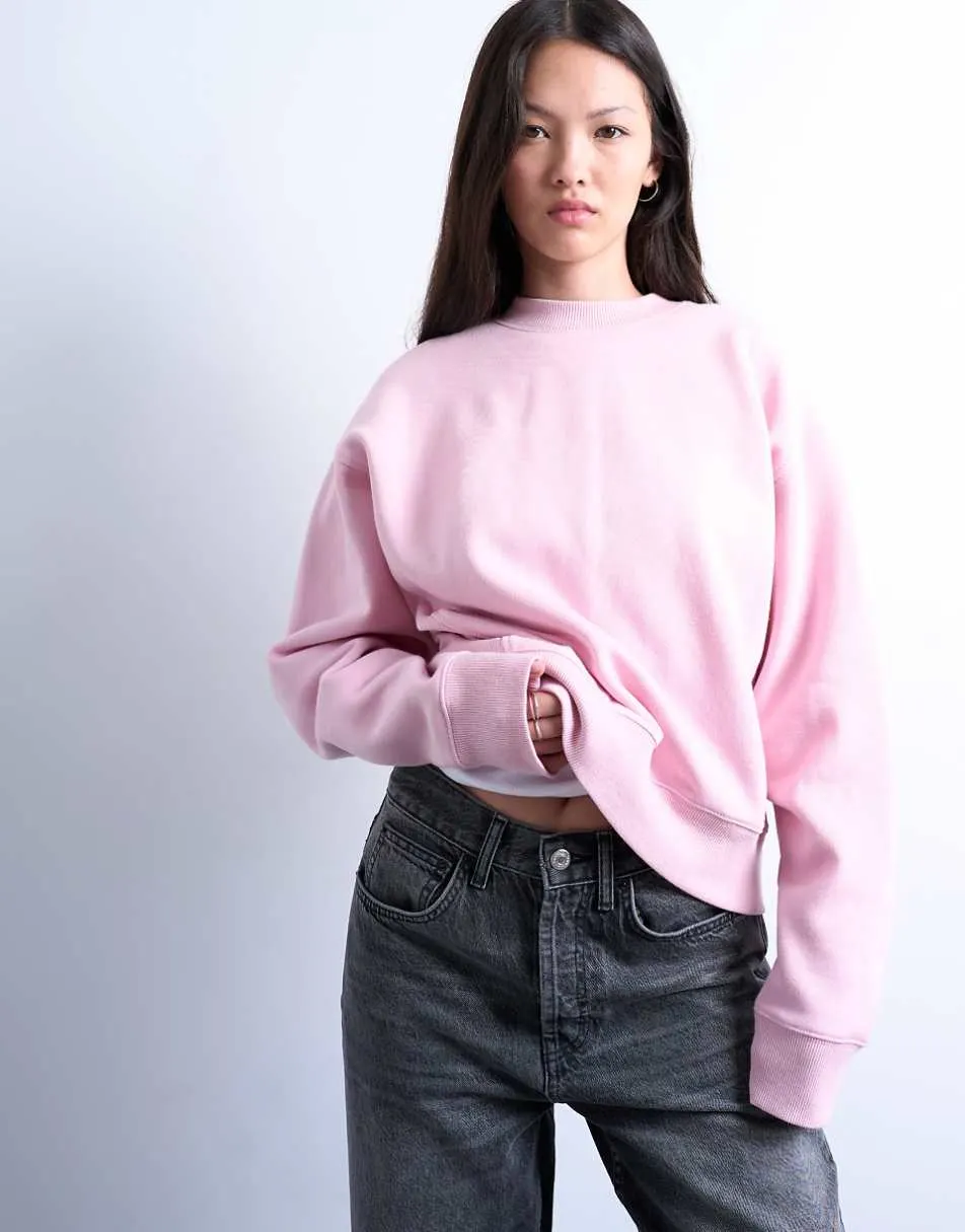 Topshop ultimate sweat in pink