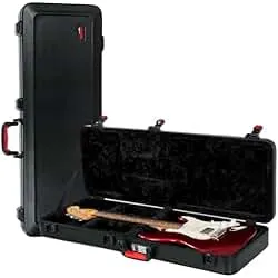 Gator Cases Molded Flight Case for Strat/Tele Style Electric Guitars with TSA Approved Locking Latch, (GTSA-GTRELEC)