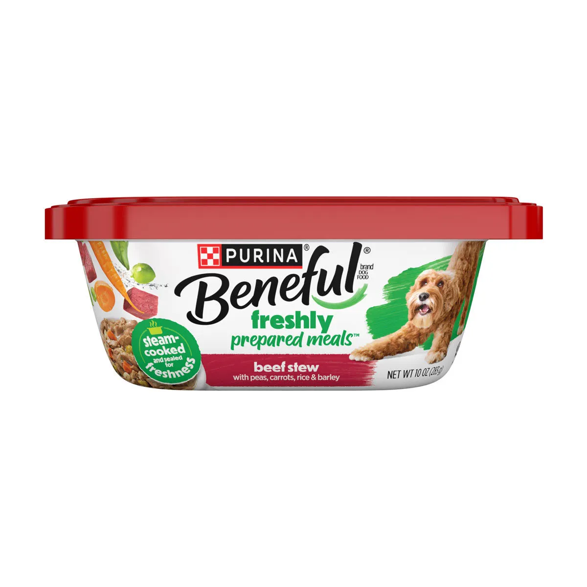 Purina Beneful Prepared Meals Beef Stew Wet Dog Food, 10 oz