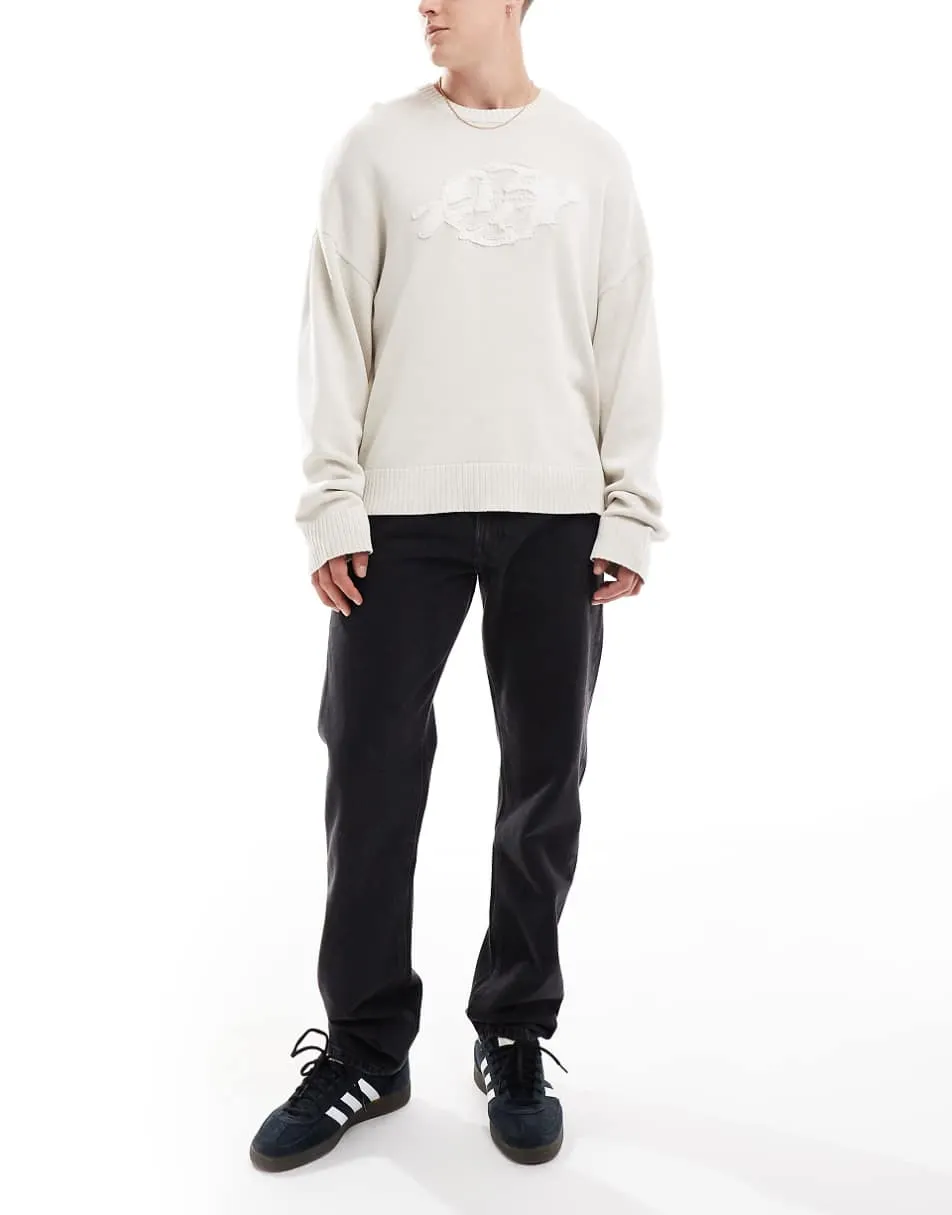 JJ Rebel Ryan straight jeans in black