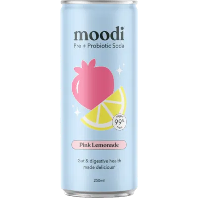 Moodi Pre+ Probiotic Soda 250ml