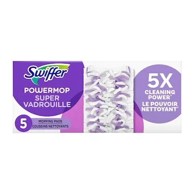 PowerMop Multi-Surface Mopping Pad Refills for Floor Cleaning, 5 count