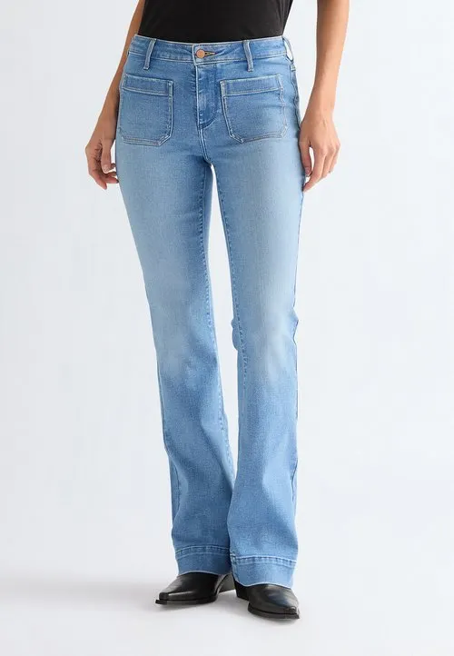 FLARE - Flared jeans - hazel