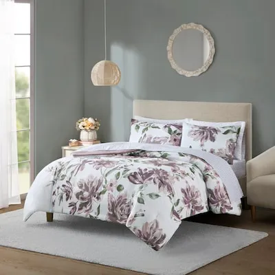 King 85 -Thread Count Microfiber Grey Bed Sheet Set
