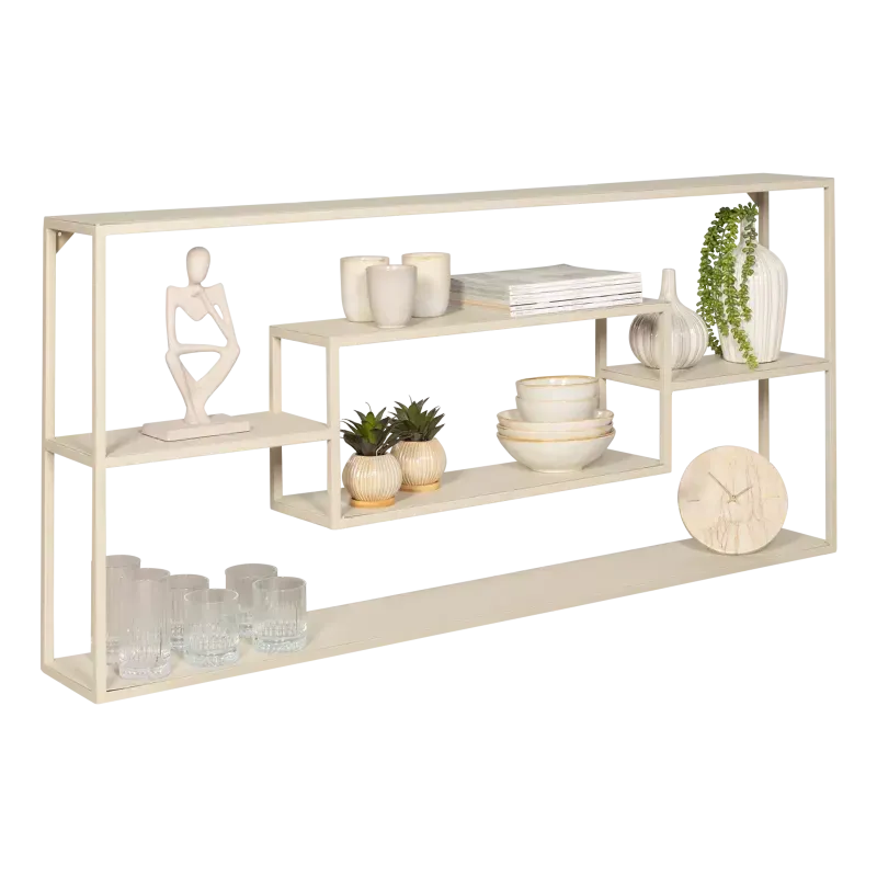 Wandrek Sue - 120x70 cm - metaal Beige