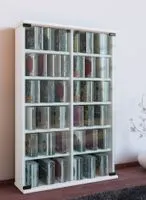 CD/DVD-Turm Roma, weiß