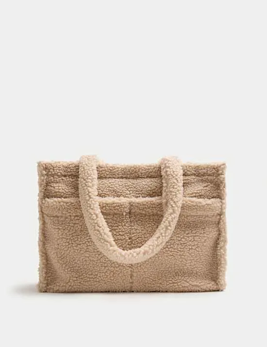 Wickeltaschen-Set aus Borg