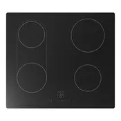 Plaque de cuisson à induction noir 6400w - 59 x 52 x 5,8 cm - Cooke and Lewis