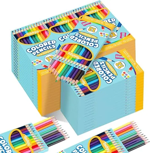 720 Count Colored Pencils for Kids, 60 Packs Colored Pencils Bulk 12 Colors | Pre-sharpene…