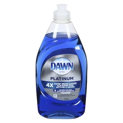 Platinum Dishwashing Liquid Dish Soap, Refreshing Rain Scent