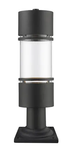 Z-Lite Luminata Black Outdoor LED Post Mount Light