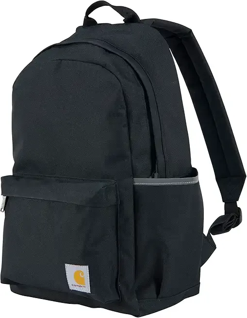 Carhartt Classic 21L Backpack Black | Classic Laptop, Water-Resistant Pack with 15 Laptop Sleeve and Organizational Compartments