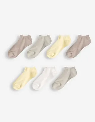 Calze sneakers - Confezione da 7 pezzi