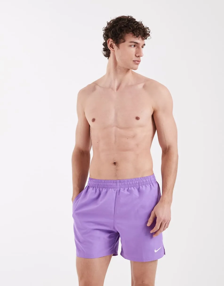 Nike 5 inch Volley swim shorts in purple