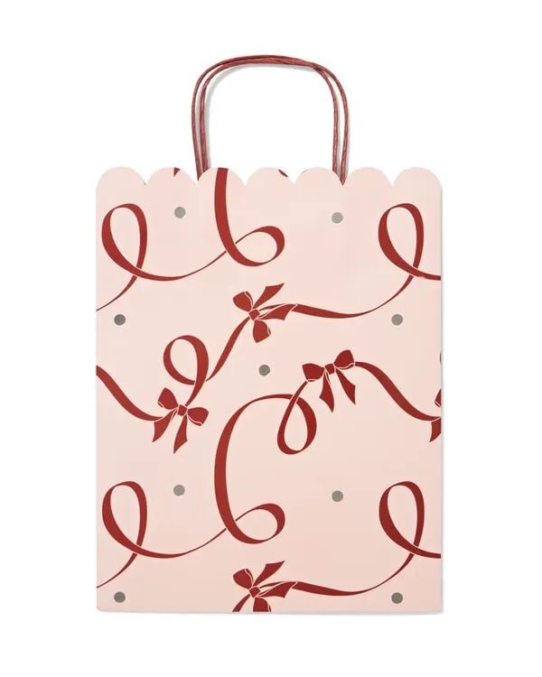 cadeautas L 39x24cm strik