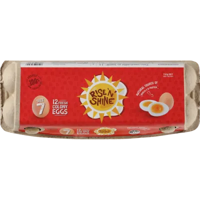 Rise N Shine Size 7 12 Pack Colony Eggs