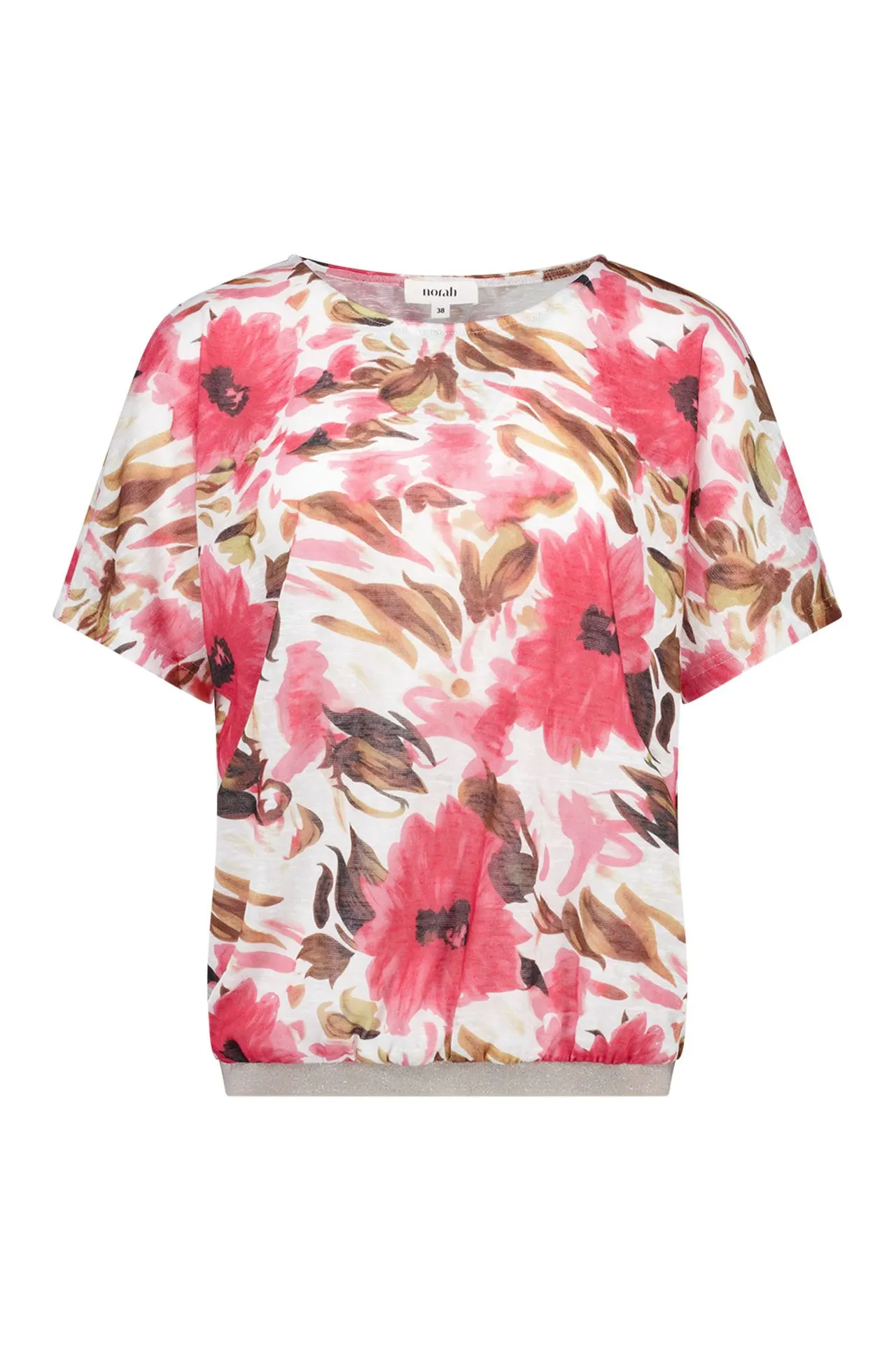 Kleurrijk shirt met bloemen