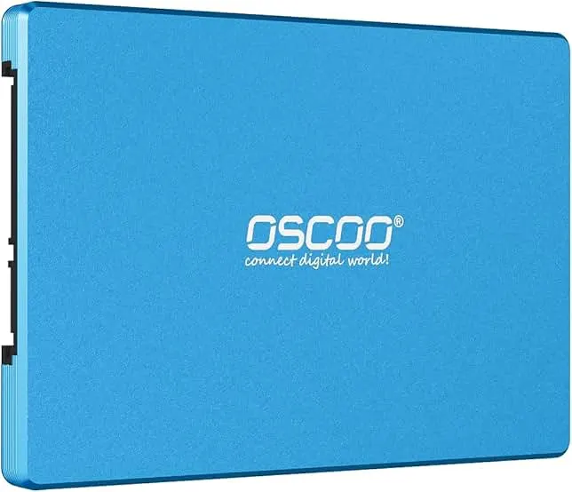 OSCOO 1TB SATA III 2.5 Inch SSD, Internal SSD Up to Up to 560MB/s Read & 530MB/s Write, 3D TLC NAND, Storage Upgrade for Laptop Desktop PC - Durab…