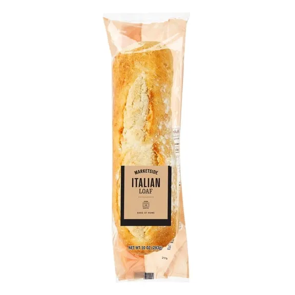 Marketside Bake at Home Italian Loaf, 10 oz, 1 Loaf $2.58 25.8 ¢/oz
