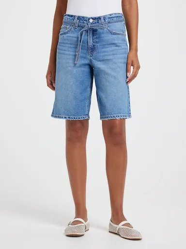 Just Jeans Originals Mid Rise Belted Bermuda Short