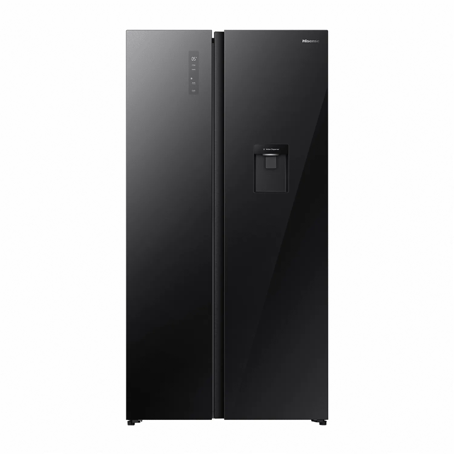 Refrigeradora Side By Side Black Glass HISENSE 568 Litros