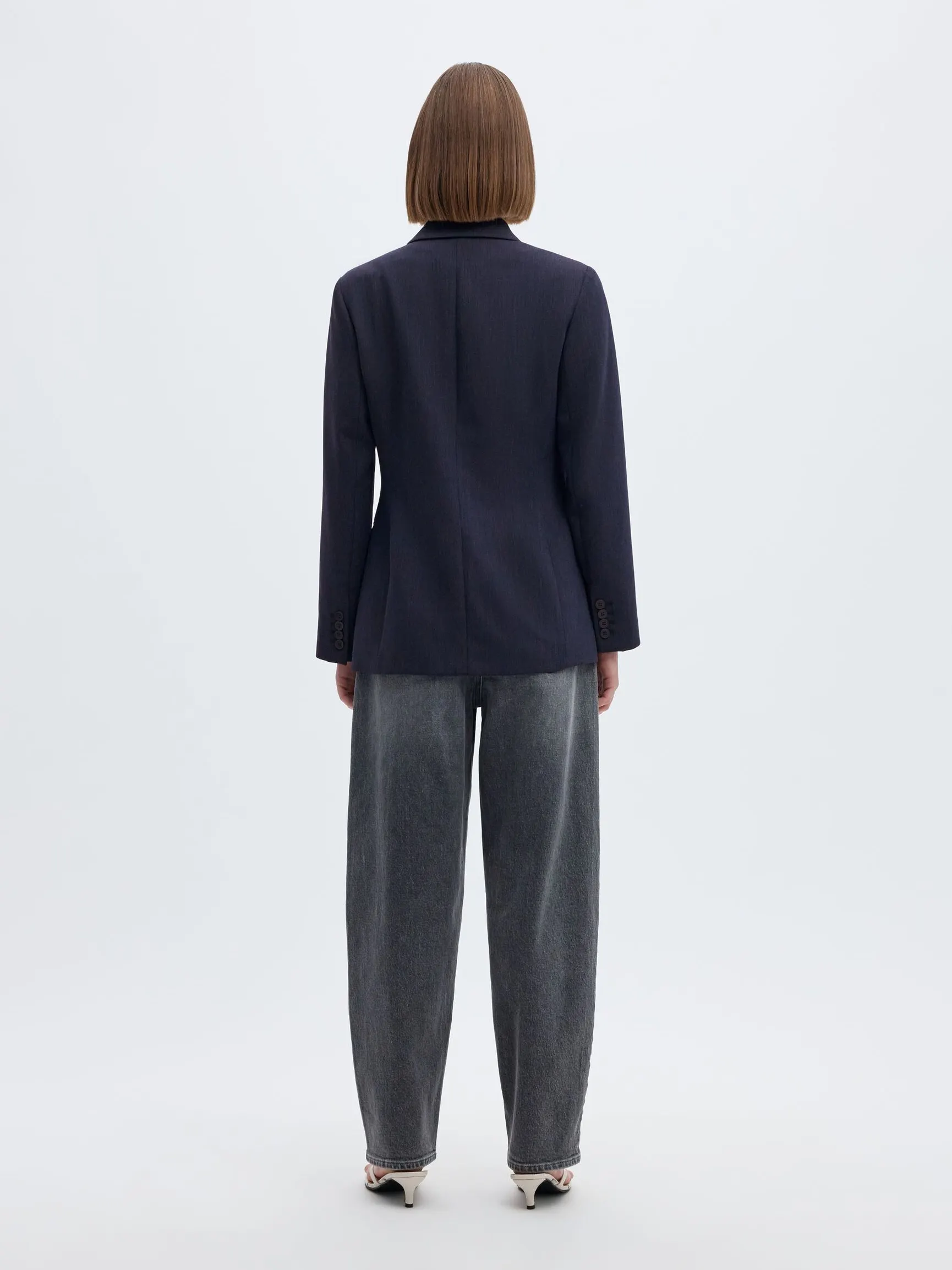 VISKOSEBLANDING KLASSISK BLAZER