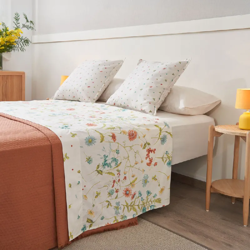 Juego de sábanas 100% Algodón 3 piezas - Aroa