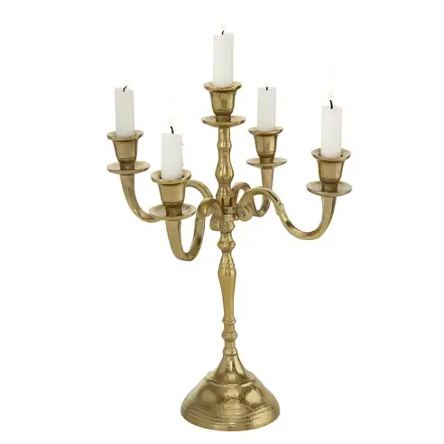 Kerzenleuchter - gold - 40 cm hoch