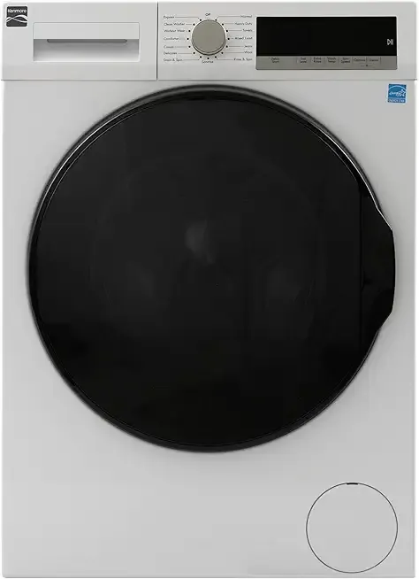 Kenmore 2641202 2.2 cu. ft. Compact Front Load Washer with Wrinkle Relaxing Steam Treatment-Reduce Laundry Time with Accela & Express Wash-LED-Energy Star Certified, White