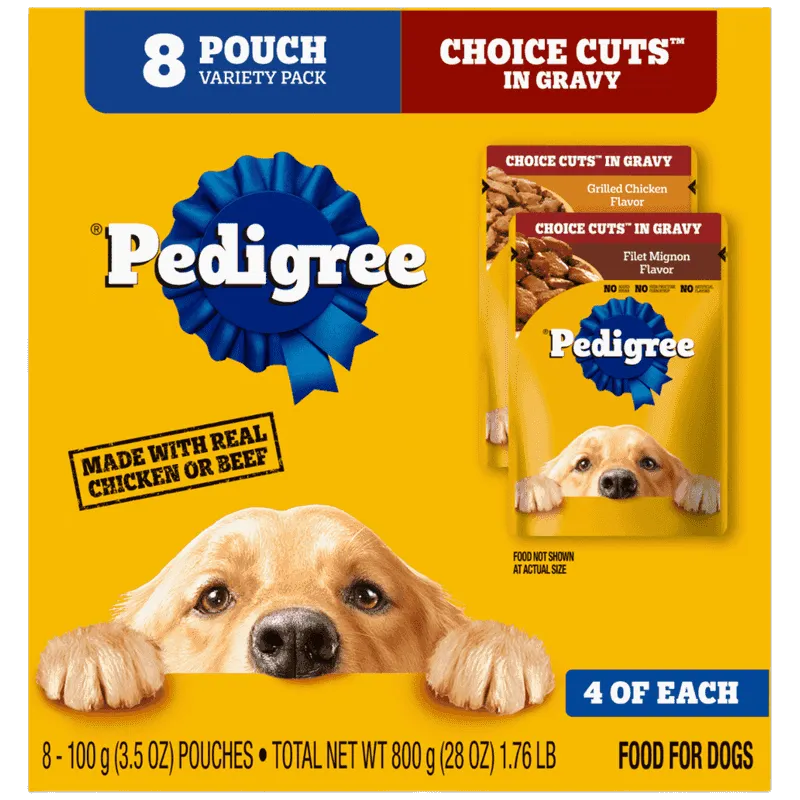 PEDIGREE® Wet Dog Food Pouches