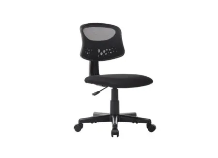 Bureaustoel Nola 43x48x89,5cm - stof - zwart