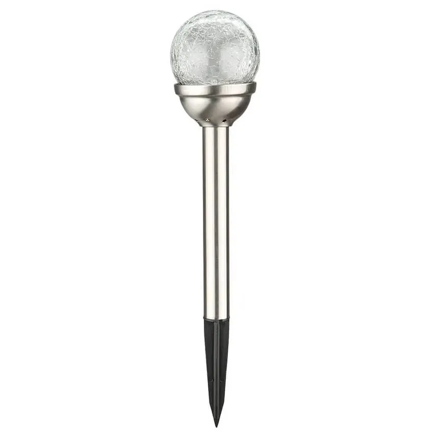 Outdoor Living Accents Solar Crackle LED Garden Stake, 15\"