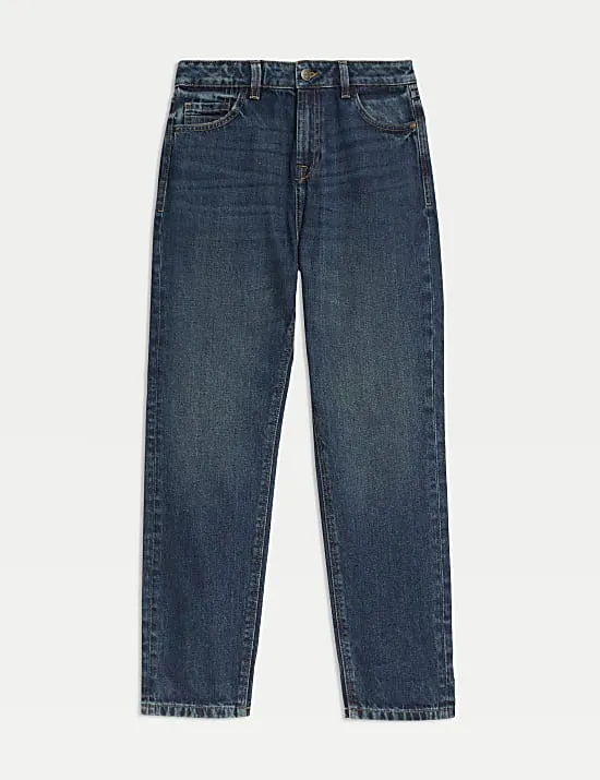 Bequeme Jeans aus reiner Baumwolle (6–16 J.)