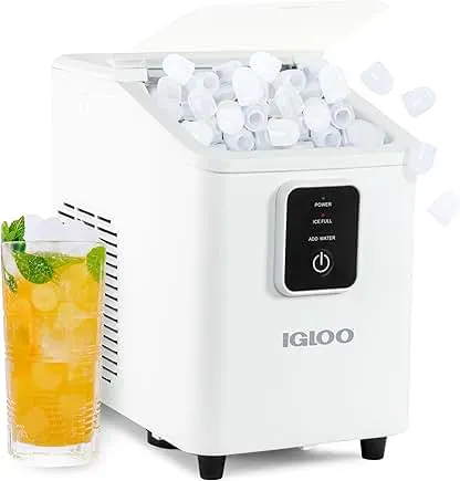 Igloo Self-Cleaning Countertop Ice Maker - Compact and Port…