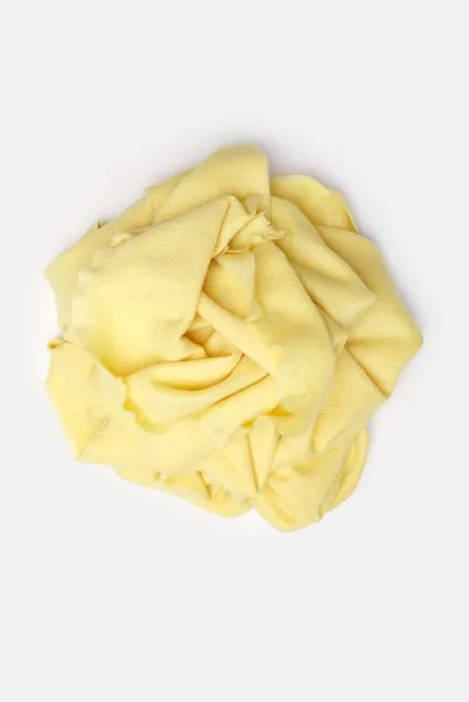 Sjaal effen met visgraatmotief