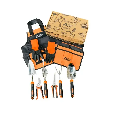 Kit Rayen Herramientas de Jardinería Terra Diva 9 componentes