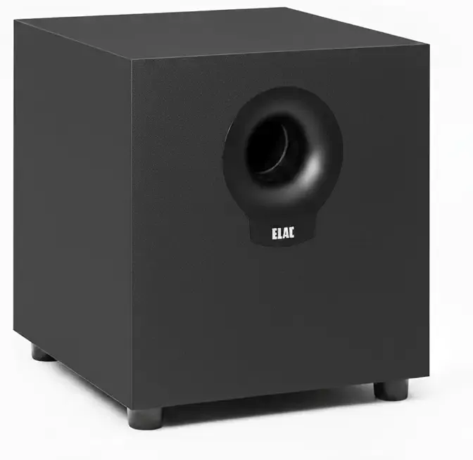 ELAC Debut 2.0 DS10.2 200 Watt Powered Subwoofer (Matte Black)
