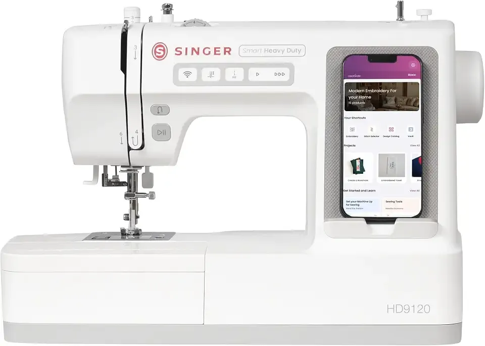 SINGER® Smart HD 9120™ Sewing Machine, App-Control, Optional Embroidery