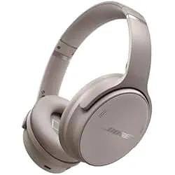 Bose QuietComfort Headphones - Wireless Bluetooth Headphones, Active Over Ear Noise Cancelling and Mic, USB-C Charging, Deep Bass, Up to 24 Hours of Playtime, Sandstone