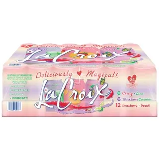 LaCroix Sparkling Water, Spring Variety Pack, 12 fl oz, 24-count
