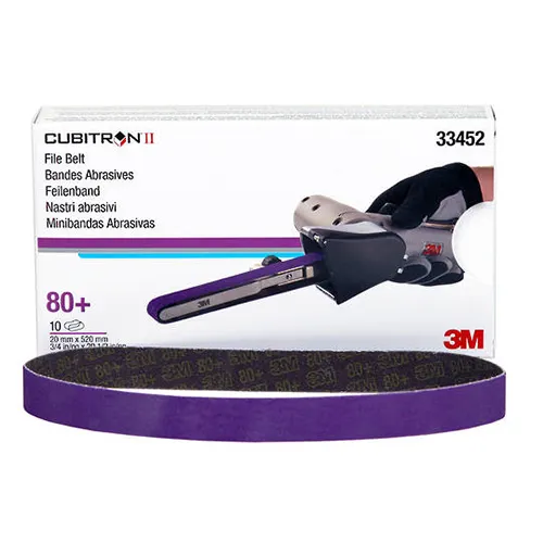 3M Cubitron II Belt 20mm x 520mm P80 (Pk/10)
