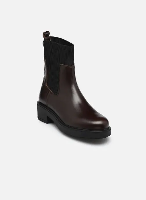 Enkellaarzen en boots Caspar dames bruin