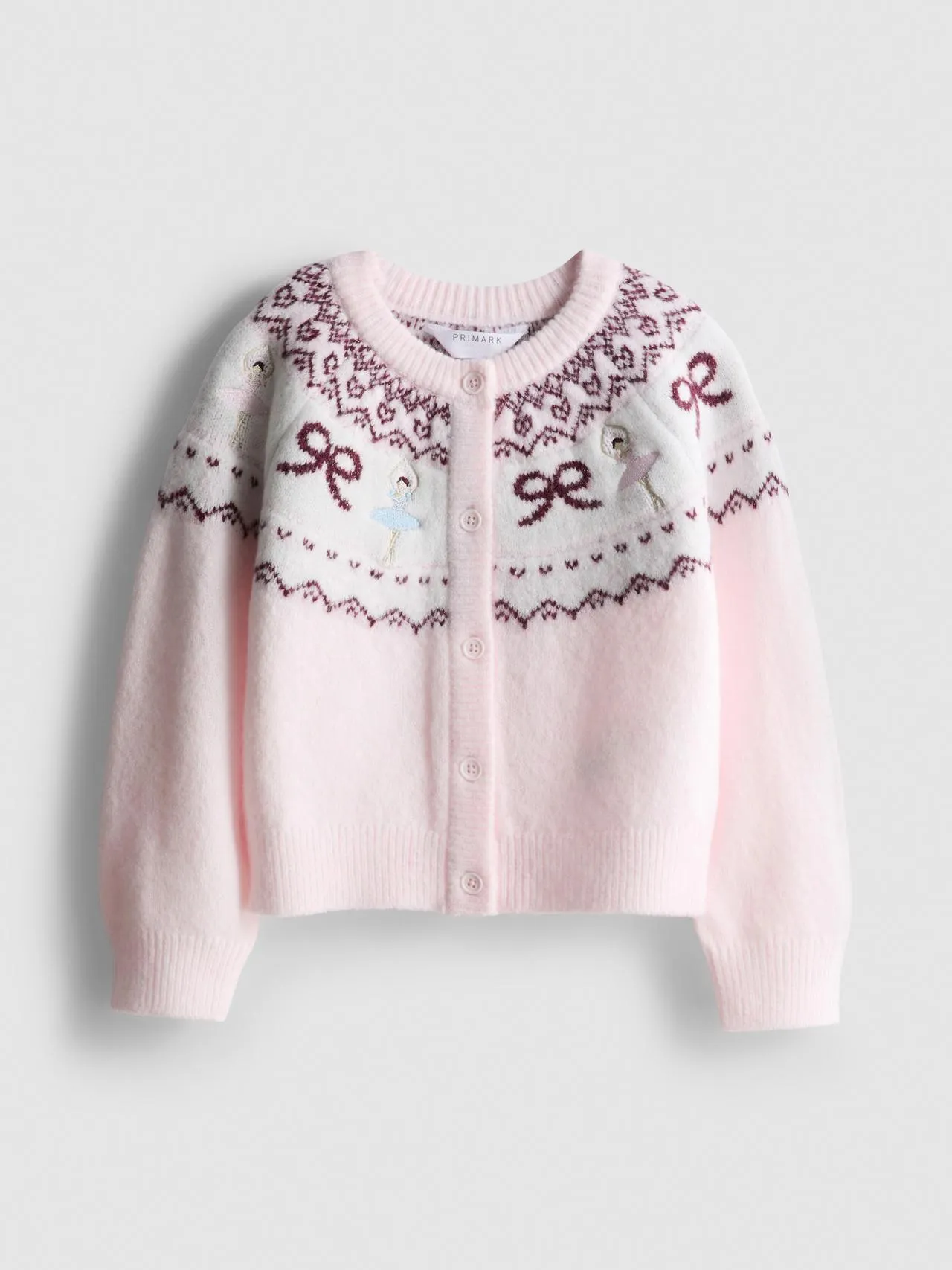 1-9 ans | Gilet jacquard à ballerines