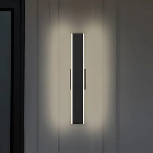 Patriot Lighting® Bavaira Matte Black LED Outdoor Wall Light