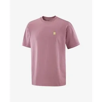 T-shirt graphique à logo rond pour homme