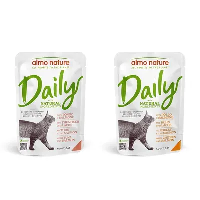 Lot Almo Nature Daily 12 x 70 g pour chat