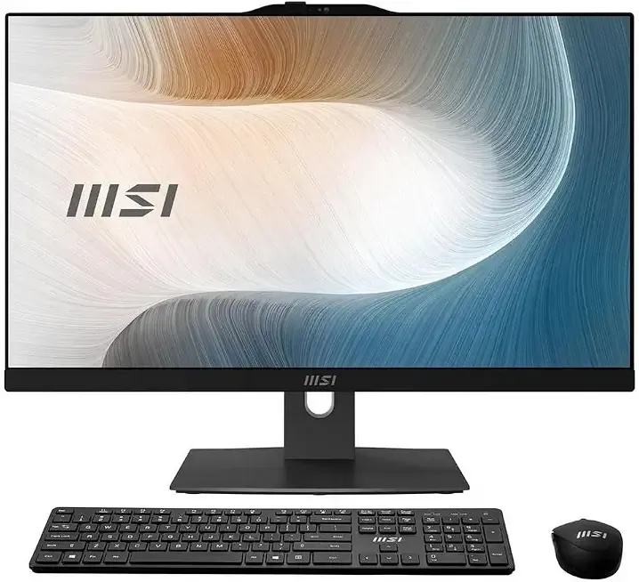 MSI Modern AM242TP 1M-839US - All-in-One Computer - Intel Core 7-150U - 16 GB - 1 TB HDD - 1 TB SSD - 23.8" Full HD IPS Touchscreen - Desktop - Black - W11-1Y Warranty