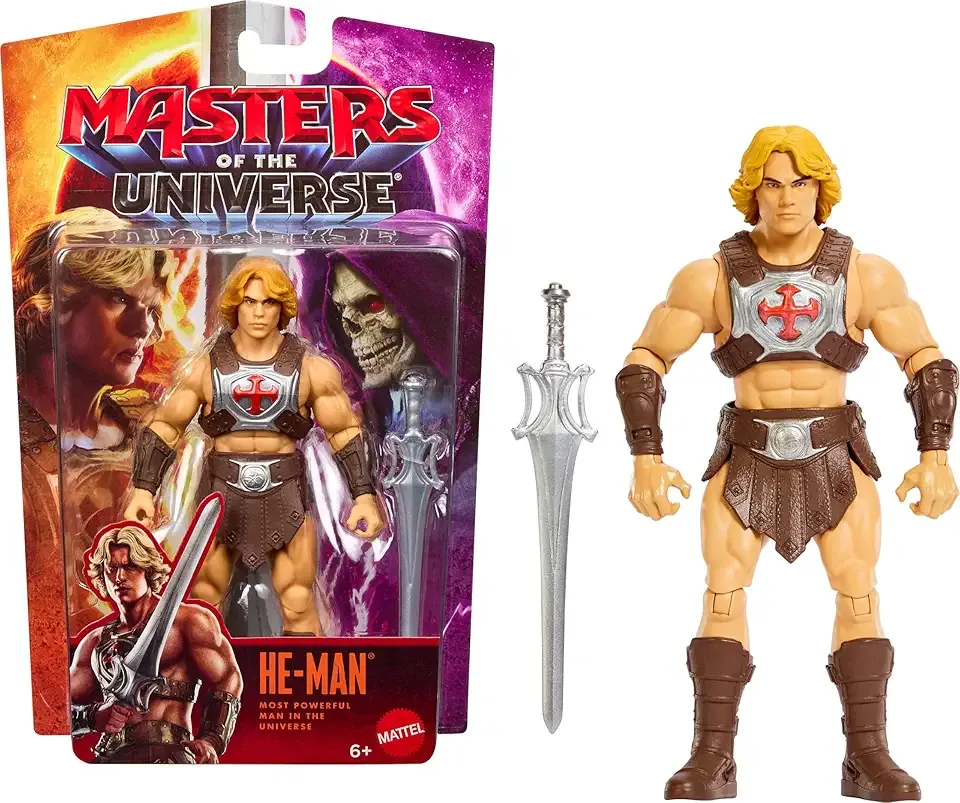 Masters of the Universe Movie He-Man 5.5 Inch Action Figure Hero Toy, Content Accurate Nicholas Nick Galitzine, 14 Movable Joints & Power Sword