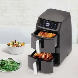 Brabantia Vertical Stack Air Fryer Black BBEK1136