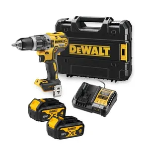 Trapano a percussione a batteria DEWALT DCD796M2 18 V 4 Ah, 2 batterie + valigetta in plastica